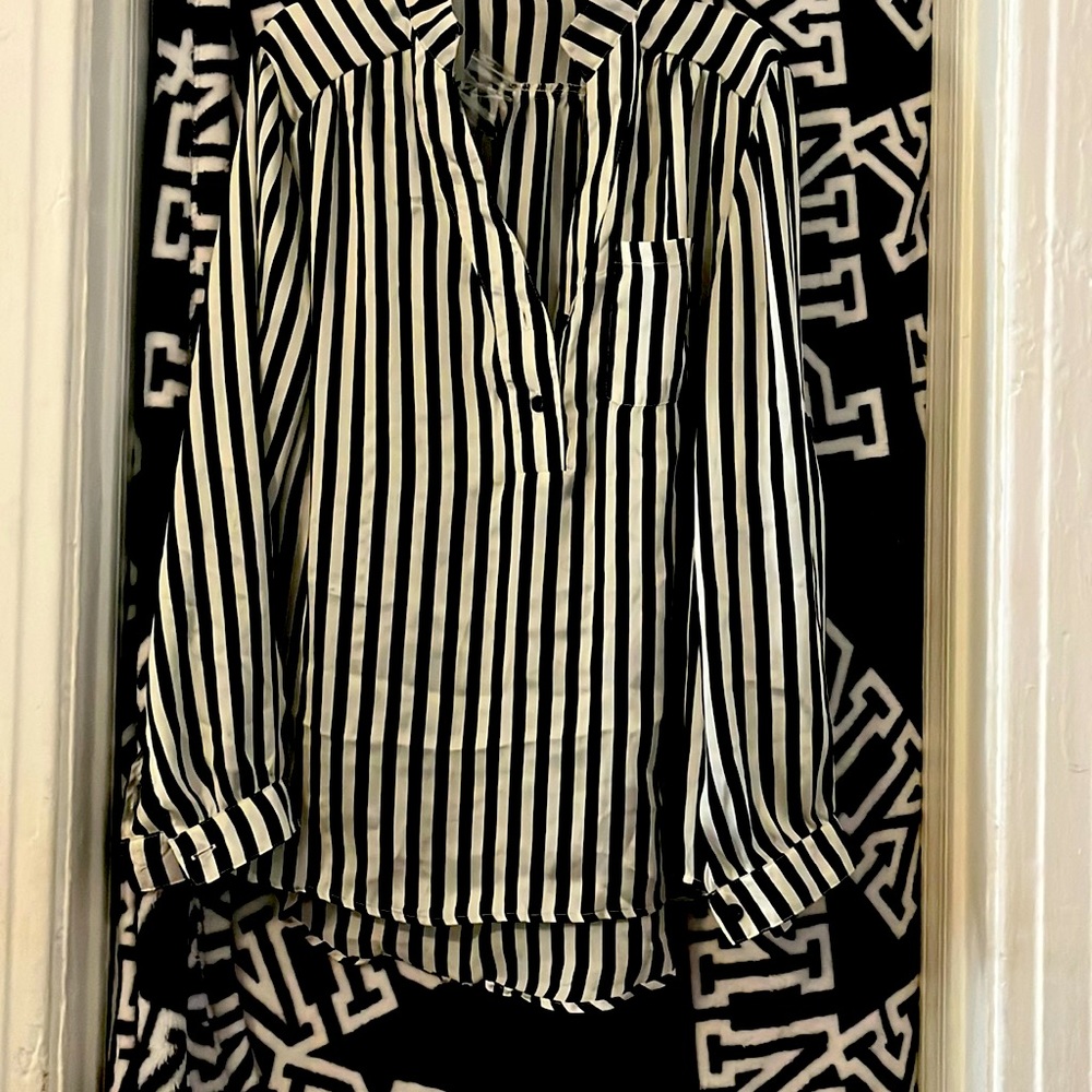 Black and white strips